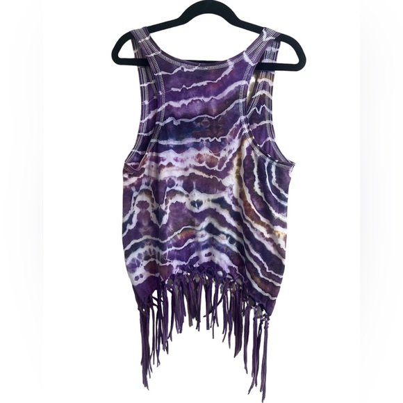 - Hand dyed by me youth large tank nwt - Picture 2 of 2